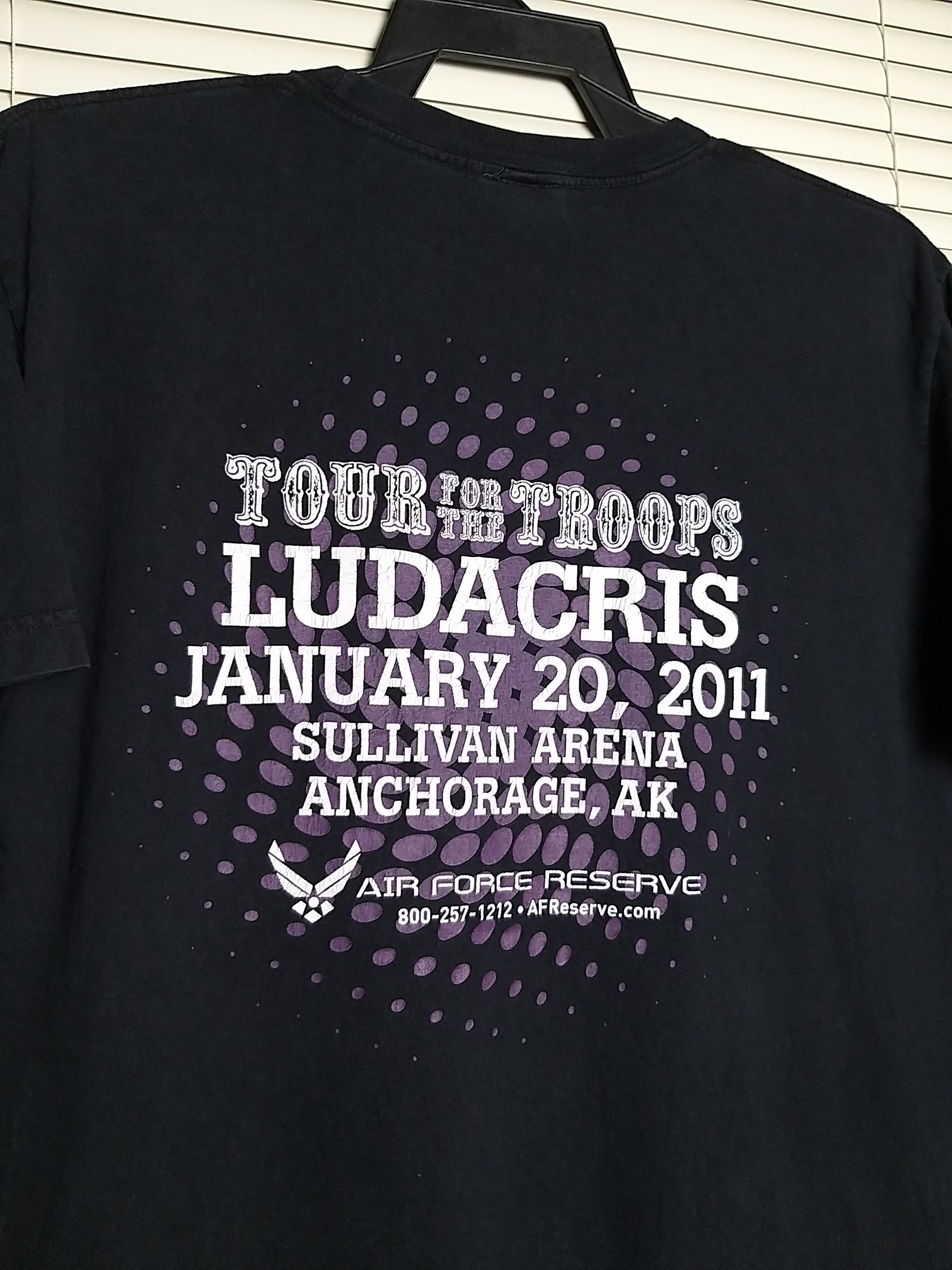 Rap Tees LUDA CRIS "TOUR FOR THE TROOPS" HIP HOP T SHIRT Size US L / EU 52-54 / 3 - 4 Thumbnail