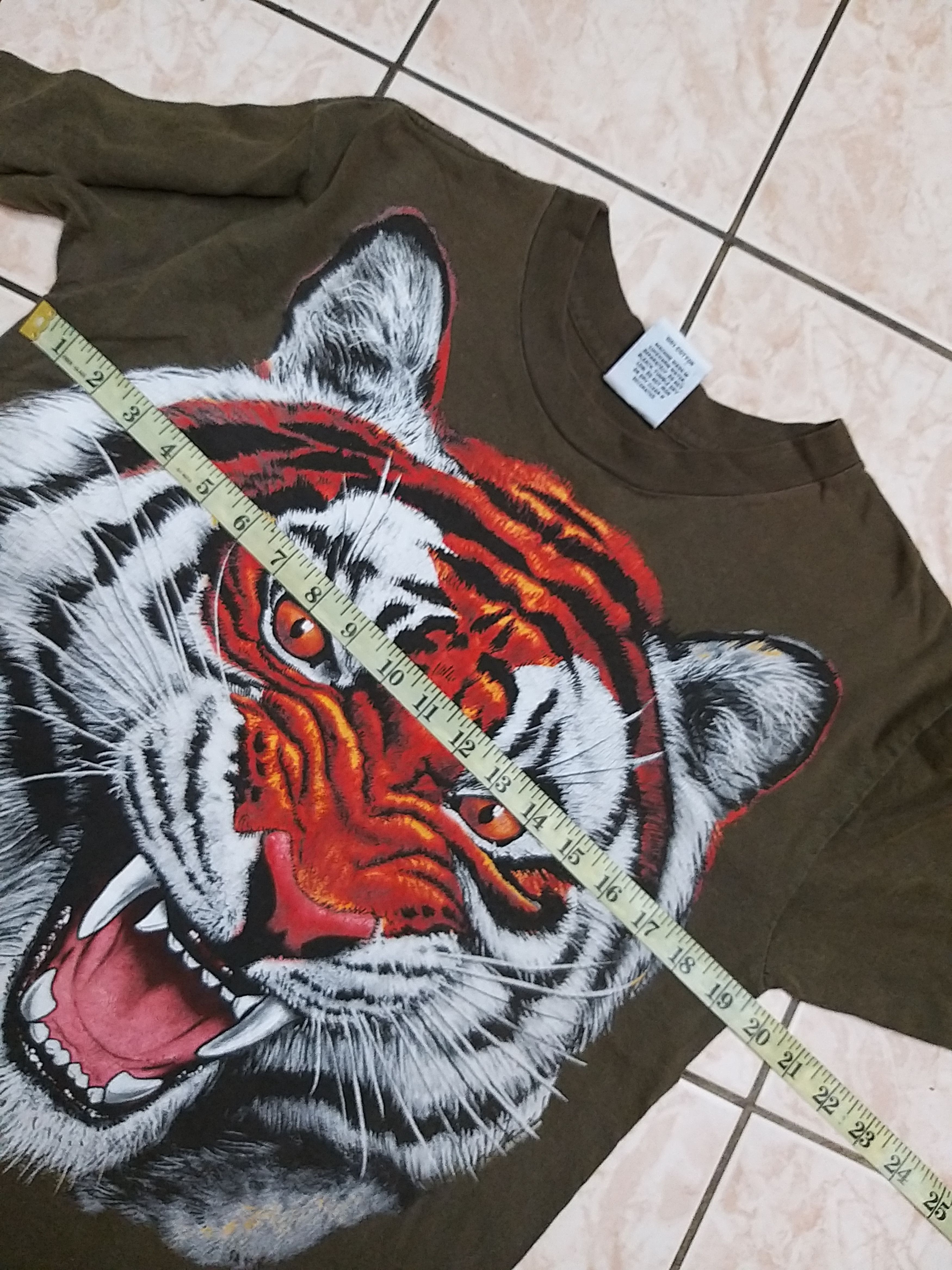 Vintage VINTAGE 90'S TIGER HEAD PRINTED BY TRINITY PRODUCTS T SHIRT Size US M / EU 48-50 / 2 - 5 Thumbnail