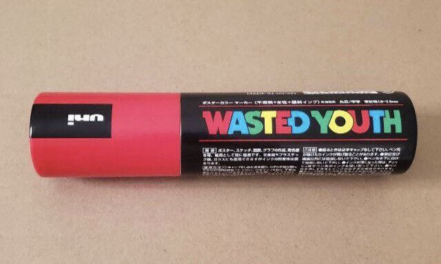 TOKION × Wasted Youth POSCA TEE S-