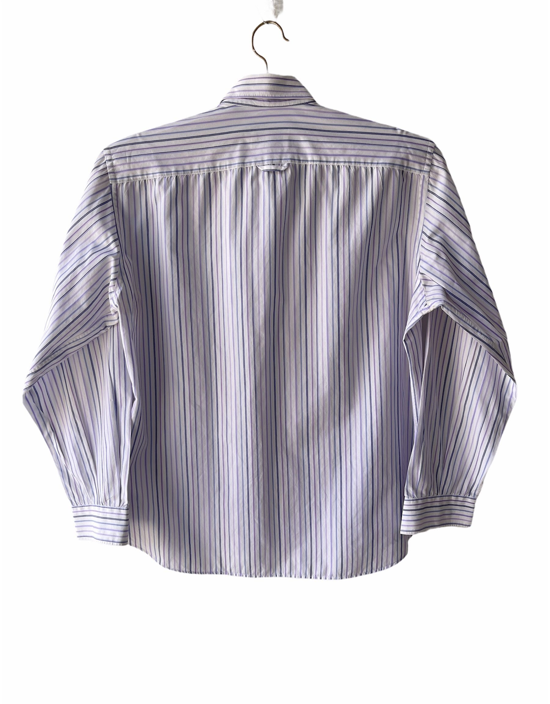 Burberry TB Burberry striped shirt vintage white size xl Size US XL / EU 56 / 4 - 2 Thumbnail