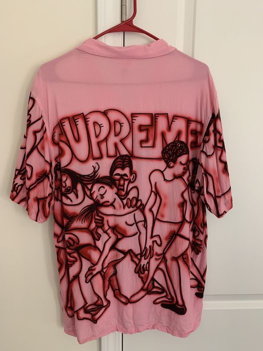 Supreme Supreme Dancing Rayon S/S Shirt | Grailed