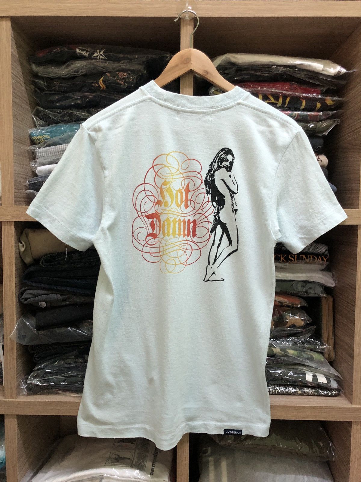 Hysteric Glamour Vintage Hysteric Glamour Hot Damn Tee Size US S / EU 44-46 / 1 - 1 Thumbnail