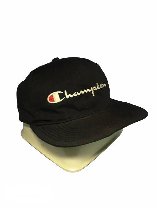 Vintage Champion Streetwear Spell Out Snapback Cap