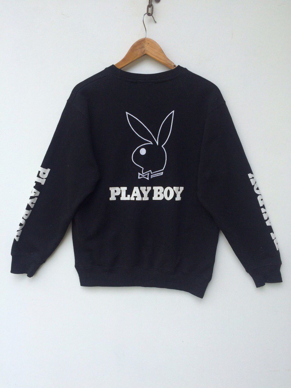 Playboy PLAYBOY SWEATSHIRT BIG LOGO BACK NOT VLONE RARE Size US M / EU 48-50 / 2 - 2 Thumbnail