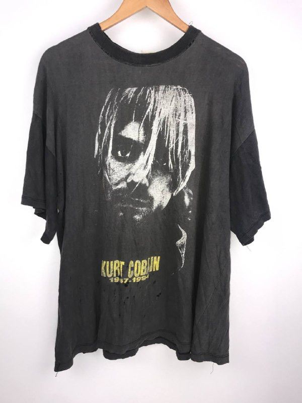 Nirvana Vintage Destroyed Kurt Cobain 1967-1994 T-Shirt Size US L / EU 52-54 / 3 - 1 Thumbnail