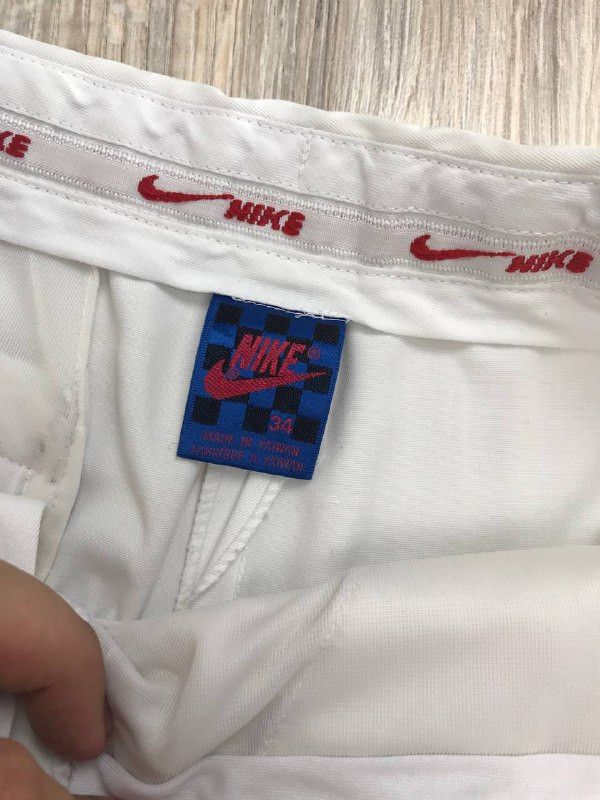 Nike Vtg Nike John McEnroe Tennis Shorts 80s Checkered Size US 34 / EU 50 - 2 Thumbnail