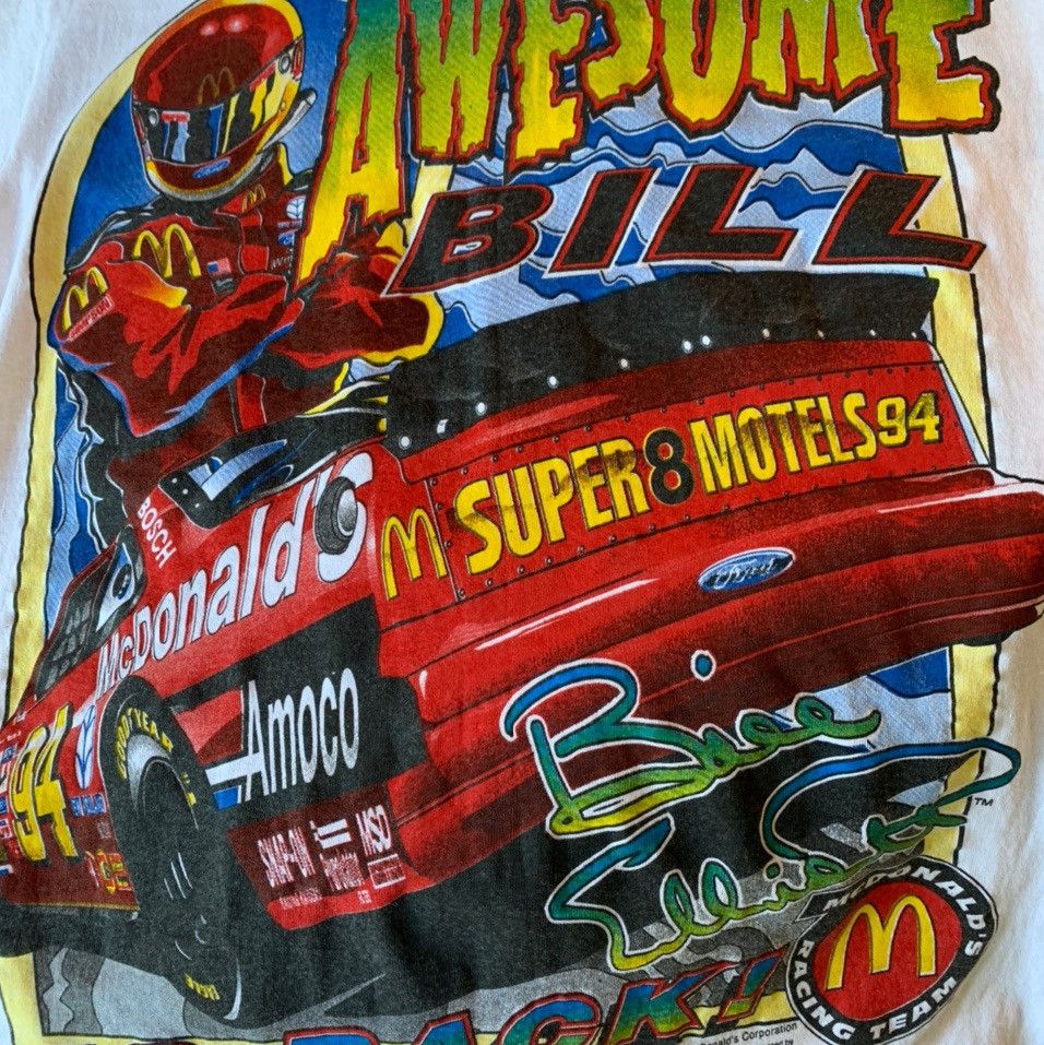 1999, cheapest Bill Elliott, McDonalds, NASCAR, Shirt