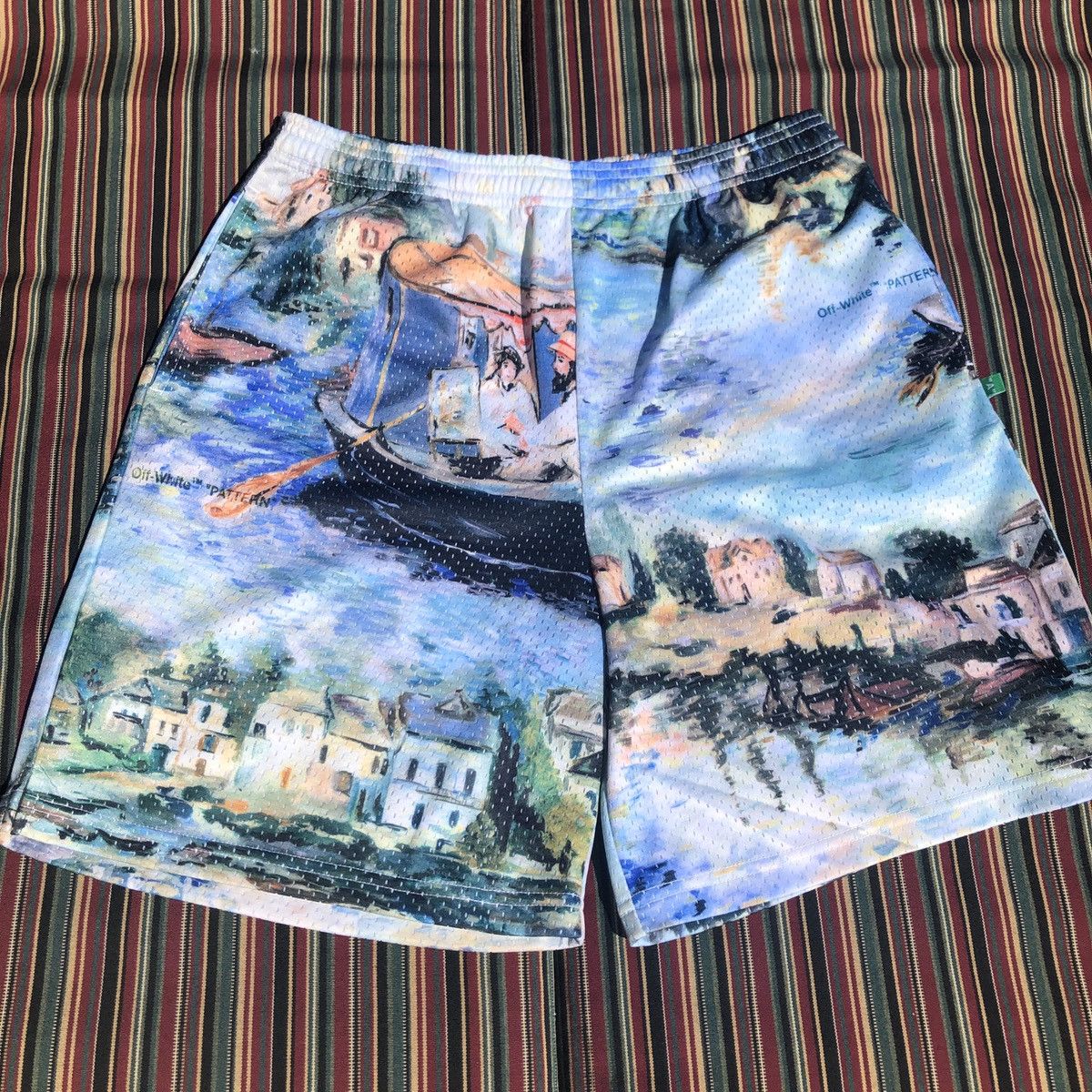 Off white shorts fake best sale