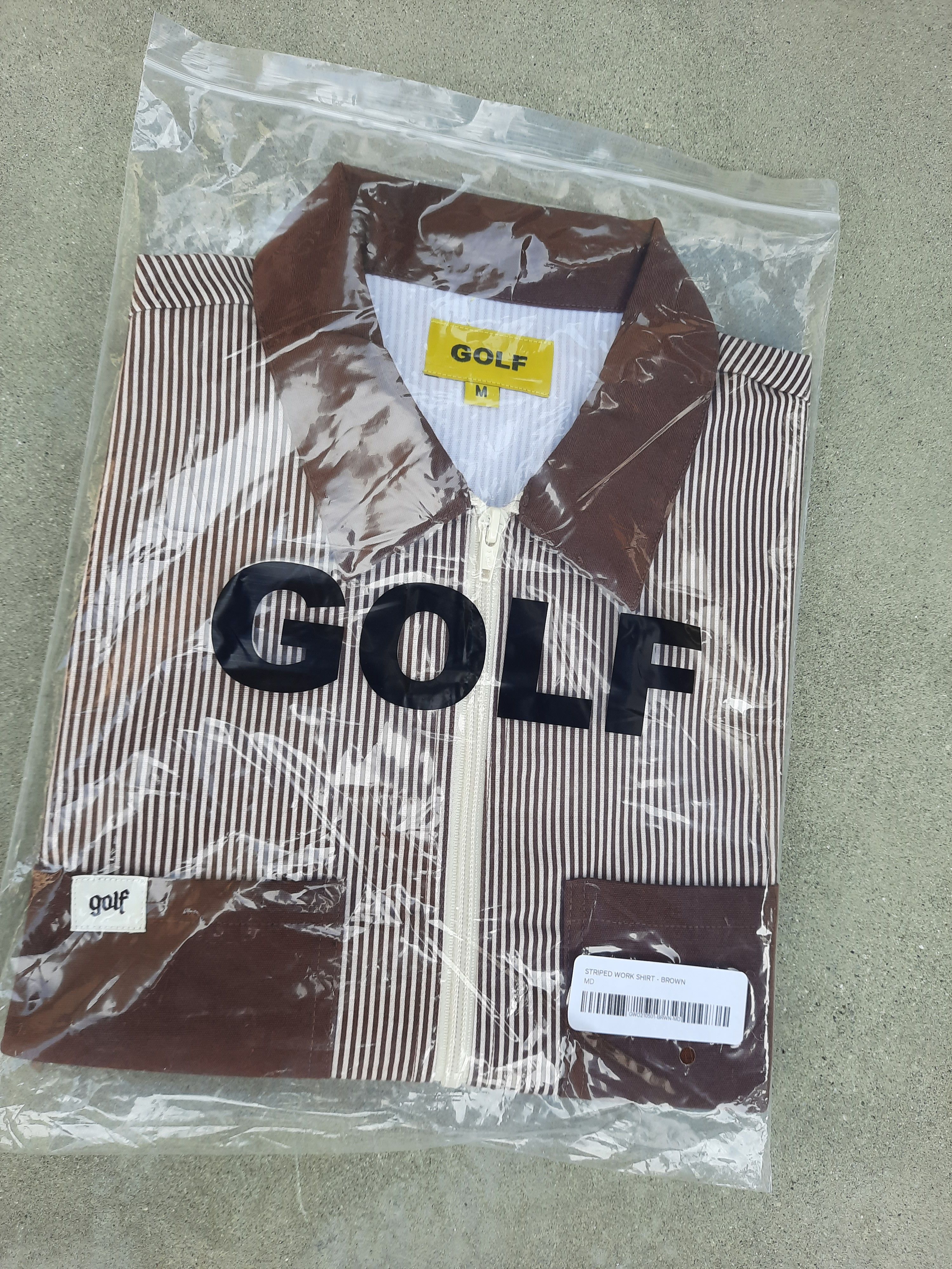 Golf wang striped top work shirt