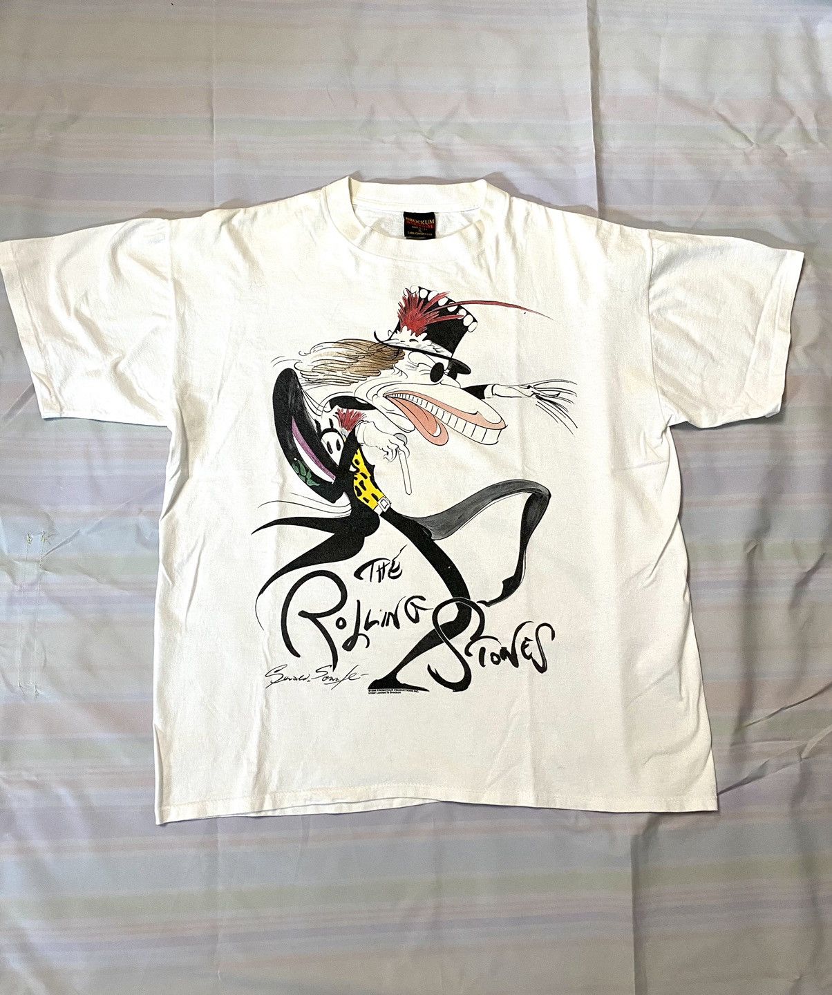 Band Tees × Vintage Vintage 90s Rolling Stones Voodoo Lounge t-shirt Size US XL / EU 56 / 4 - 1 Thumbnail