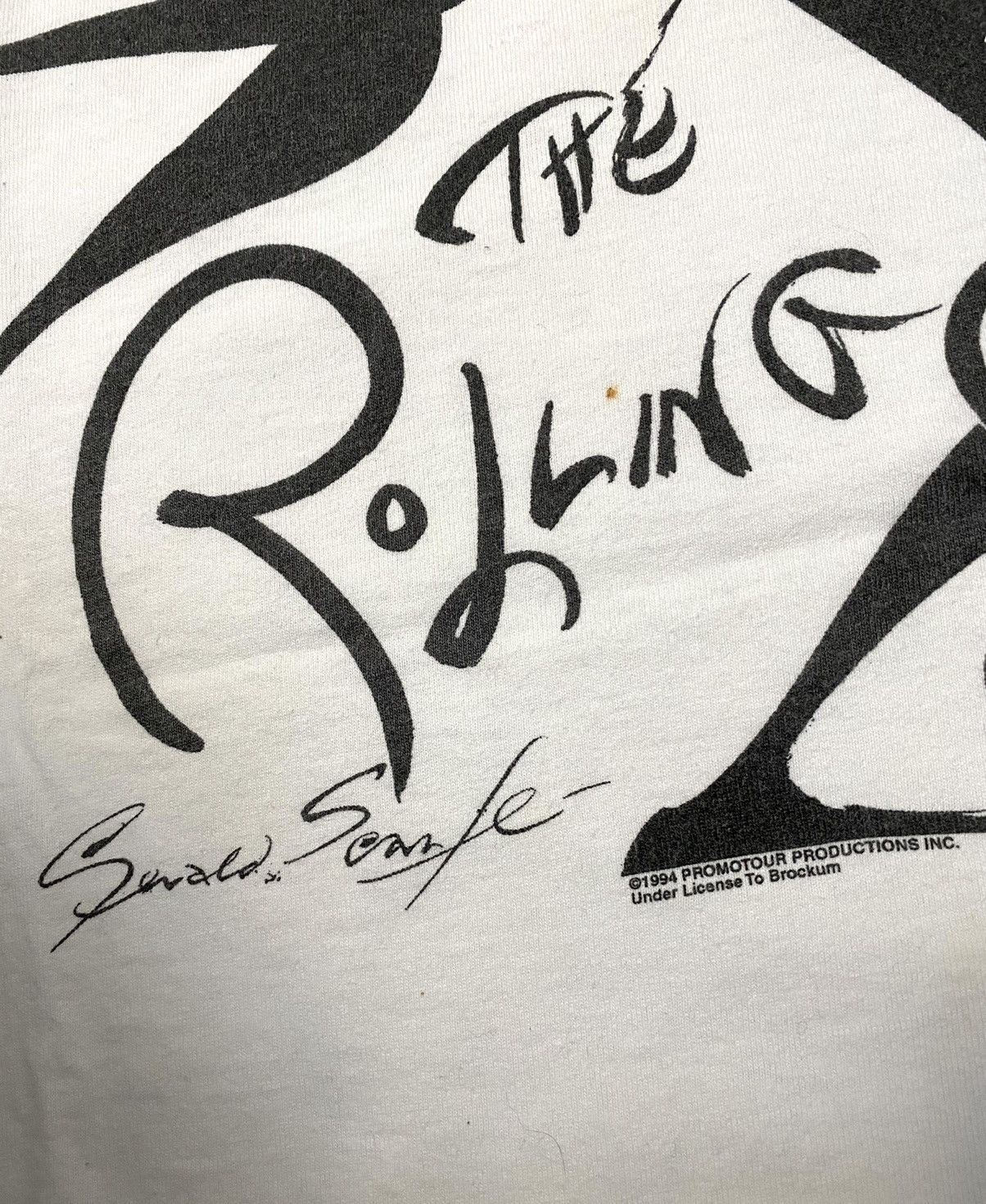 Band Tees × Vintage Vintage 90s Rolling Stones Voodoo Lounge t-shirt Size US XL / EU 56 / 4 - 4 Thumbnail