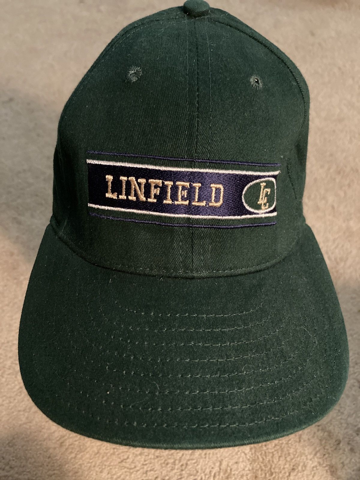 Vintage Linfield College Oregon golf green hat adjustable vtg cap | Grailed