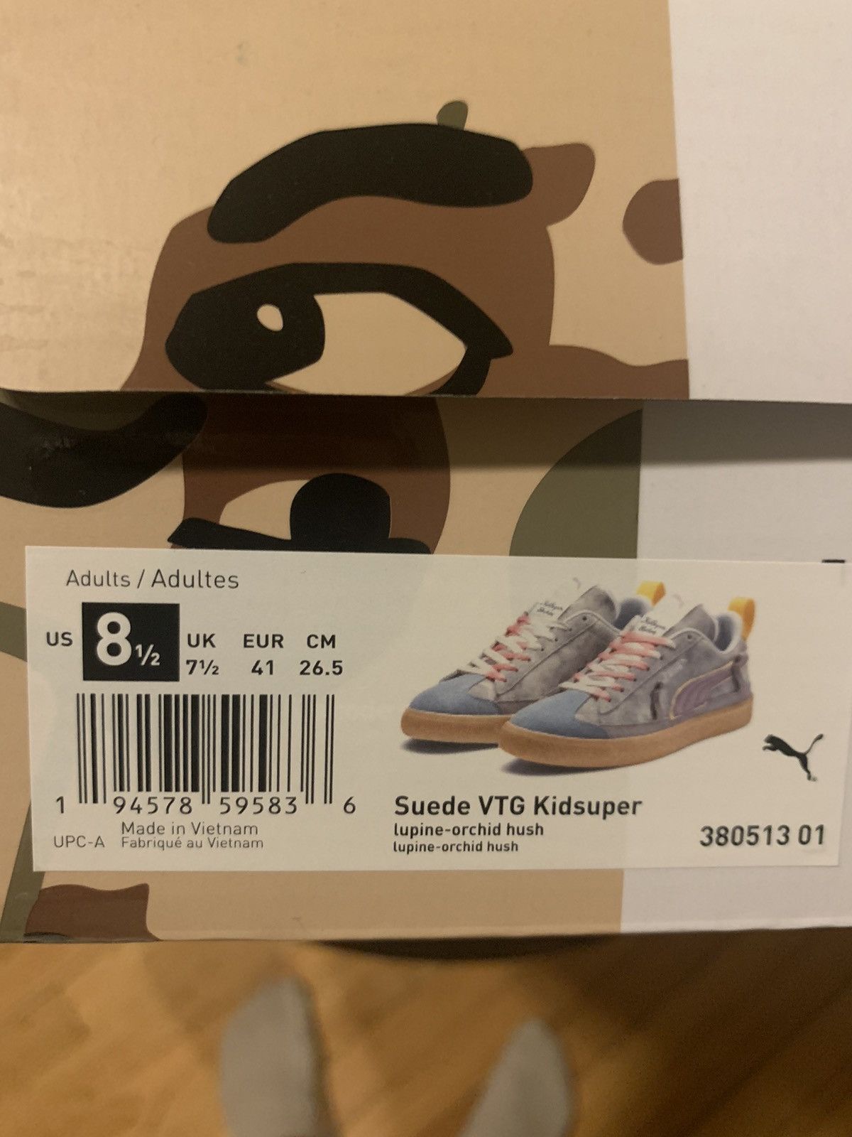 KidSuper × Puma Kidsuper Studios Suede Puma VTG (Lupine/Orchid Hush) Size US 8.5 / EU 41-42 - 7 Thumbnail