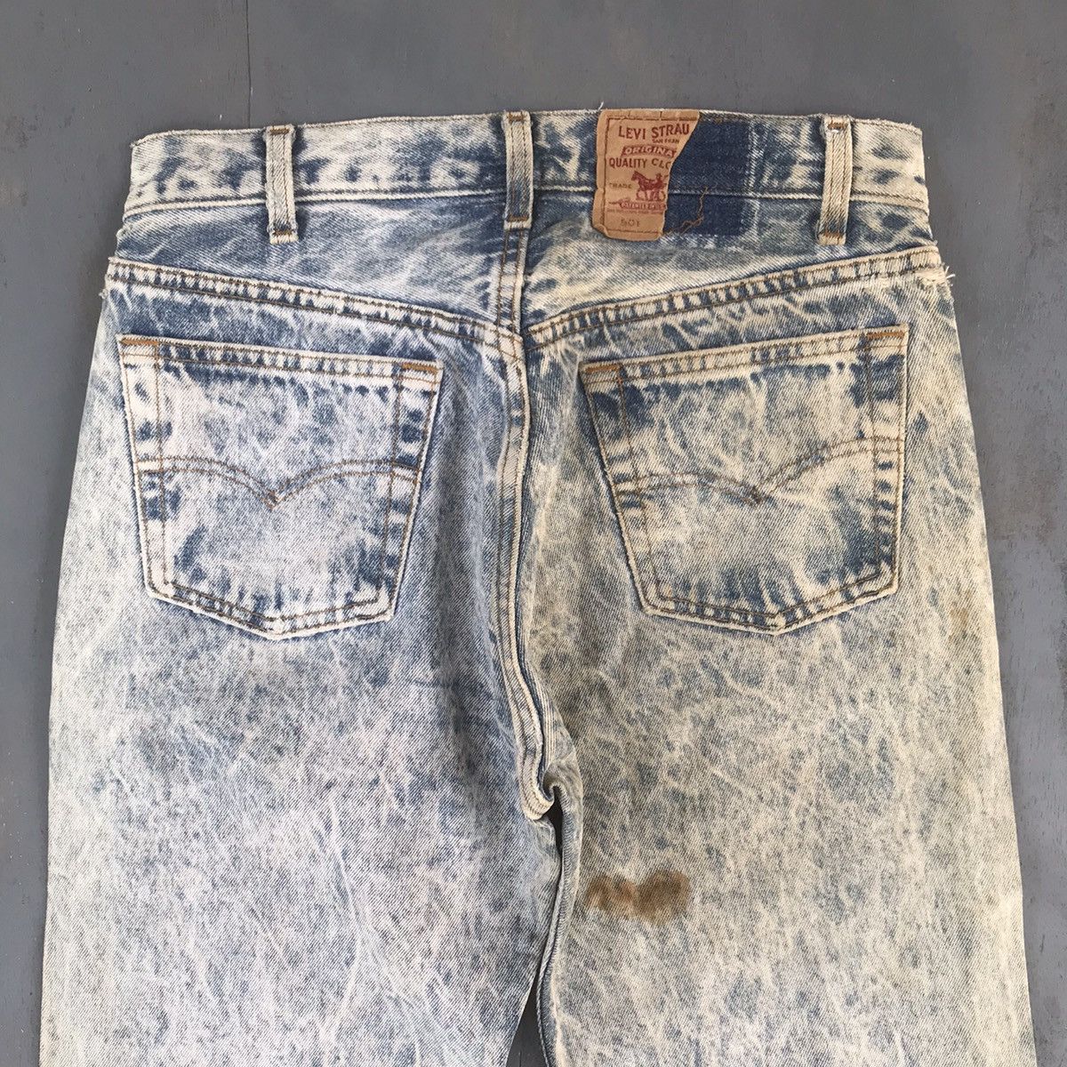 Vintage Vintage Levis 501 Acid Wash Denim Jeans Size US 30 / EU 46 - 11 Thumbnail