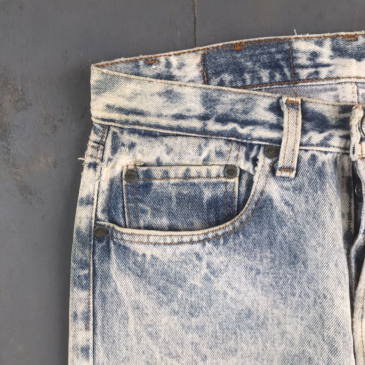 Vintage Vintage Levis 501 Acid Wash Denim Jeans Size US 30 / EU 46 - 8 Thumbnail