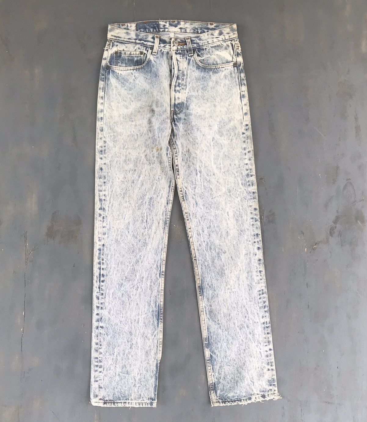 Vintage Vintage Levis 501 Acid Wash Denim Jeans Size US 30 / EU 46 - 1 Preview