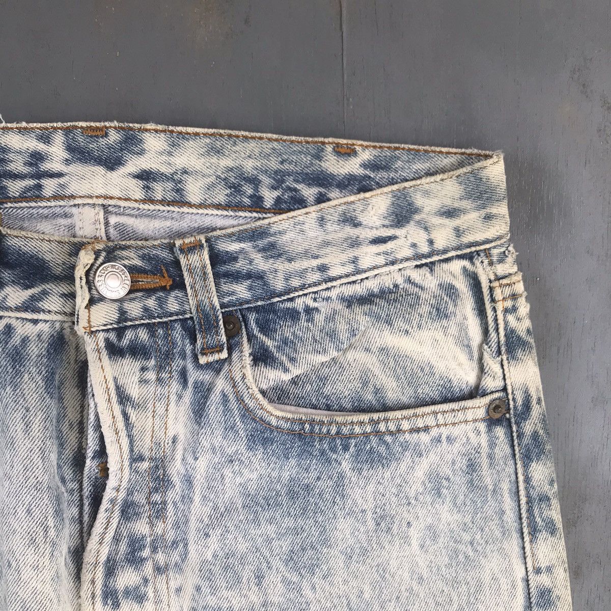 Vintage Vintage Levis 501 Acid Wash Denim Jeans Size US 30 / EU 46 - 9 Thumbnail