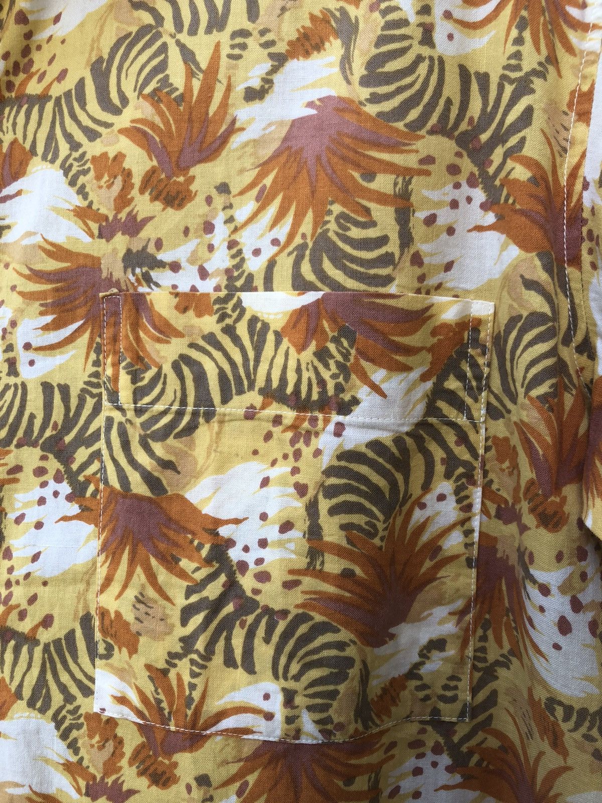 Devilock Vintage 90s CLIC CLAC Japan Printed Zebra Hawaiian Shirt Size US M / EU 48-50 / 2 - 9 Thumbnail