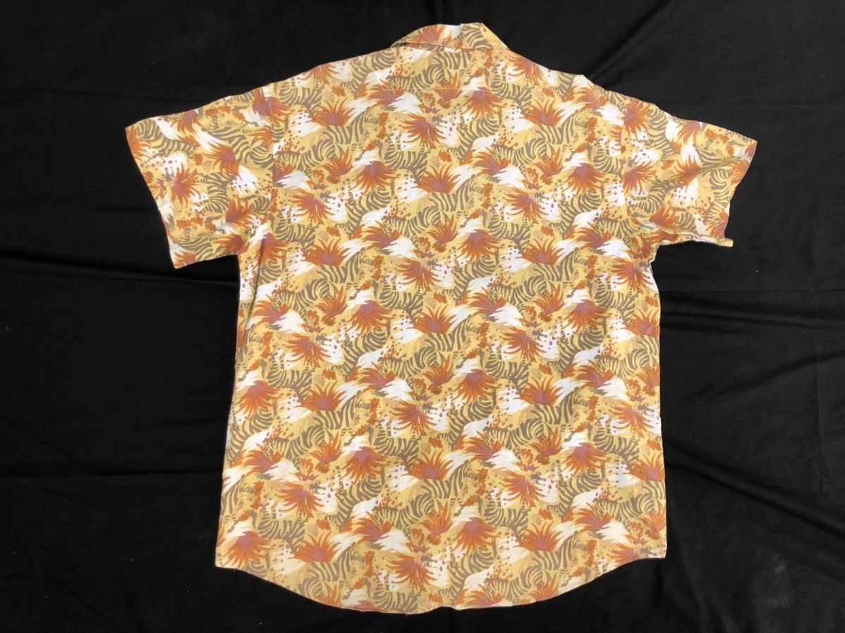 Devilock Vintage 90s CLIC CLAC Japan Printed Zebra Hawaiian Shirt Size US M / EU 48-50 / 2 - 6 Thumbnail