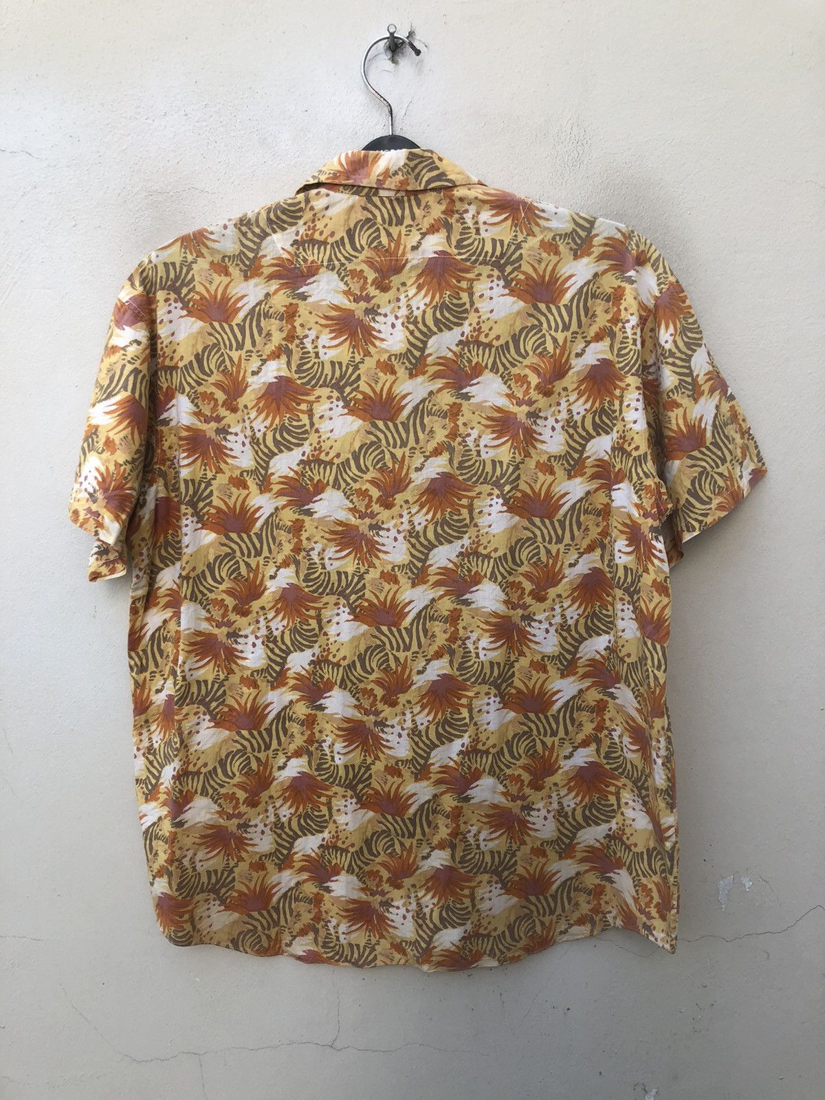Devilock Vintage 90s CLIC CLAC Japan Printed Zebra Hawaiian Shirt Size US M / EU 48-50 / 2 - 12 Thumbnail