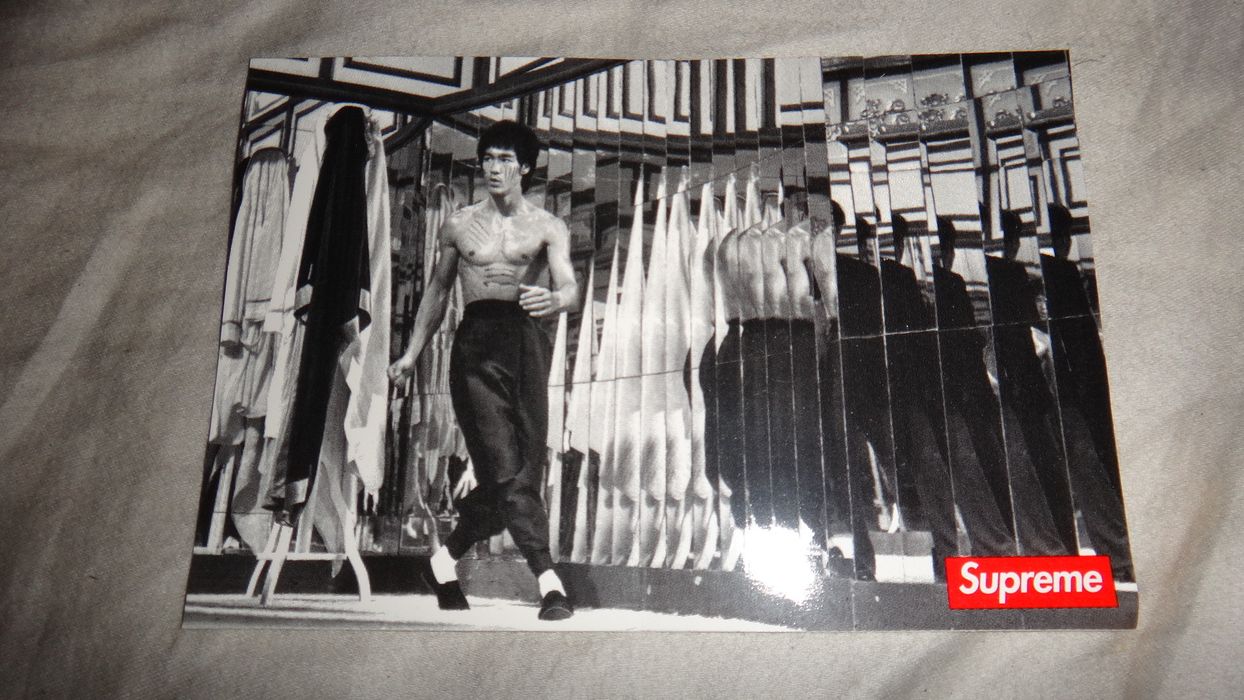 Supreme bruce lee sticker | Grailed