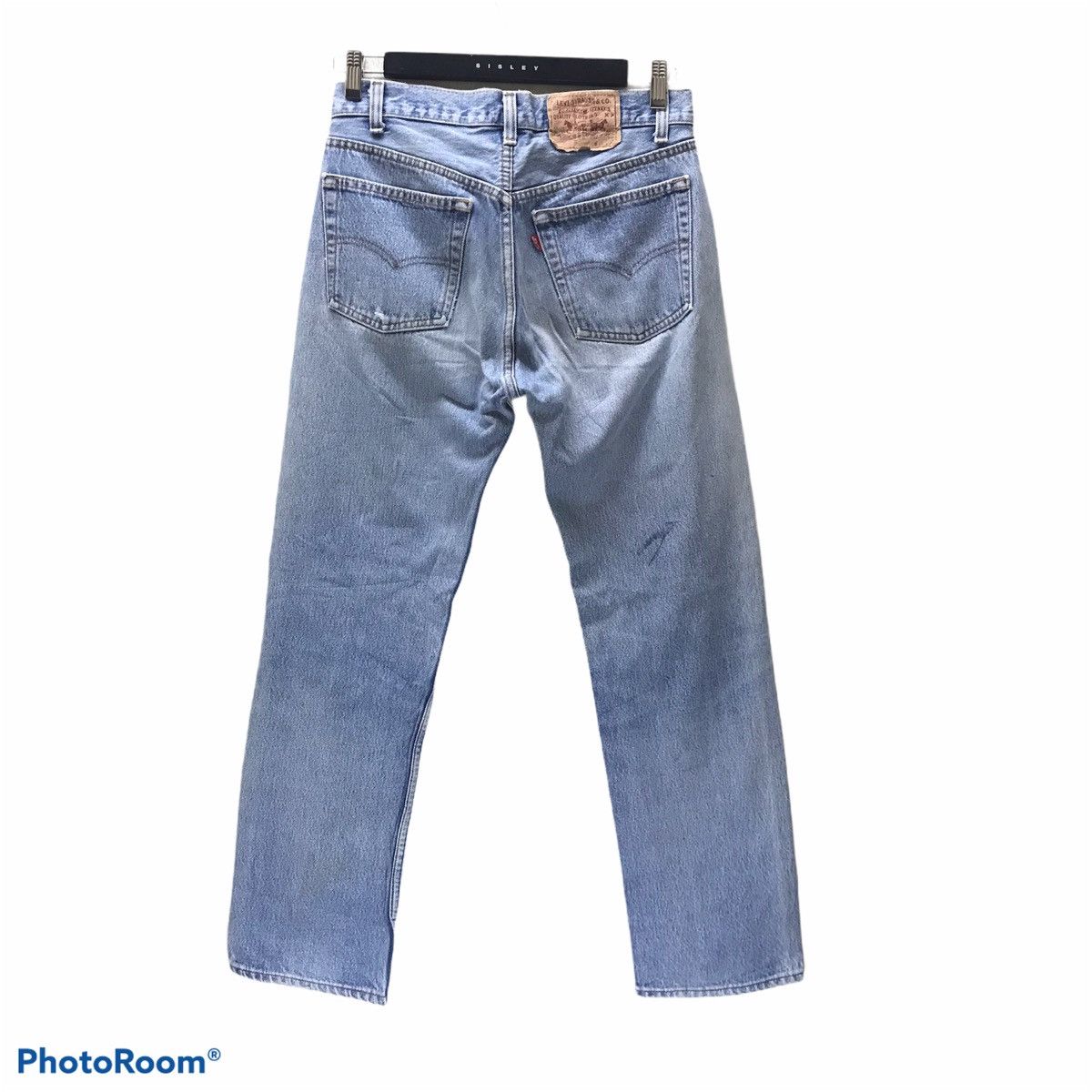 Levi's Vintage 80s Levis 501 Distressed Denim Lightwash CobainStyle Size US 30 / EU 46 - 2 Thumbnail