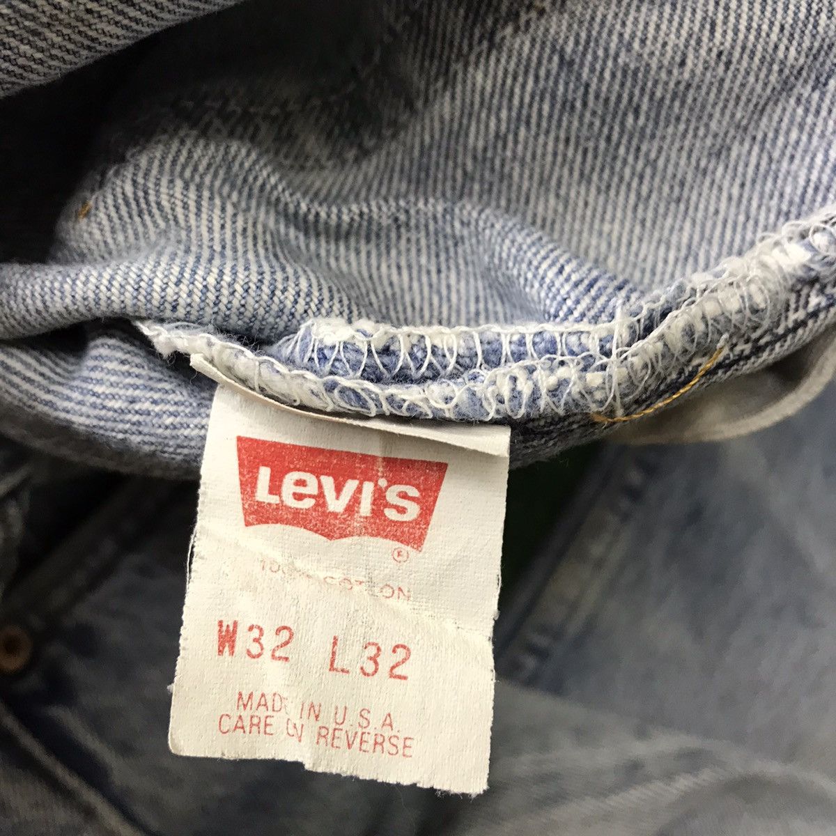 Levi's Vintage 80s Levis 501 Distressed Denim Lightwash CobainStyle Size US 30 / EU 46 - 20 Thumbnail