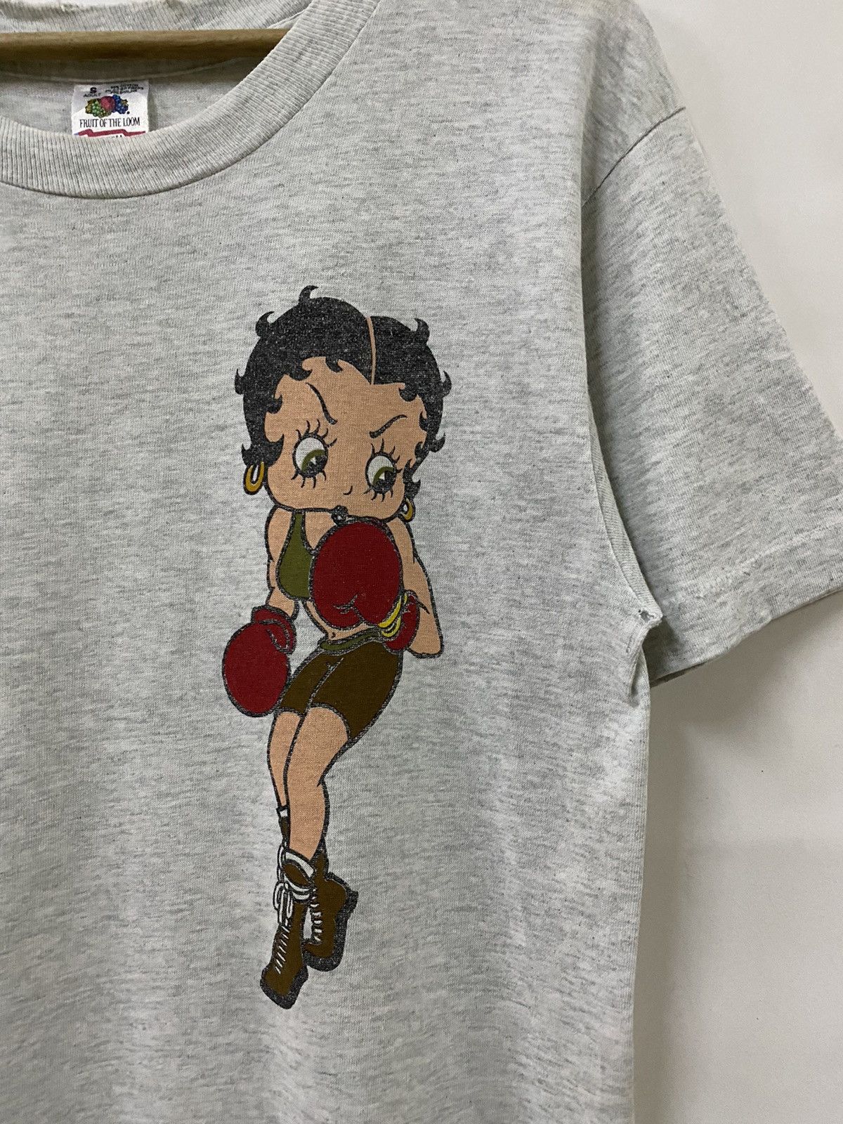 90s vintage Long Sleeve Betty Boop t shirt cartoon ALL OVER