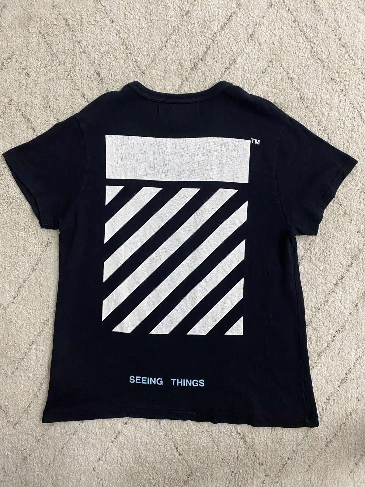 Off-White Off-White Seeing Things T-Shirt Oversized Size US S / EU 44-46 / 1 - 4 Thumbnail