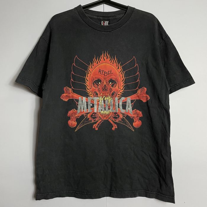 Vintage 1997 Metallica Rebel Pushead Shirt | Grailed