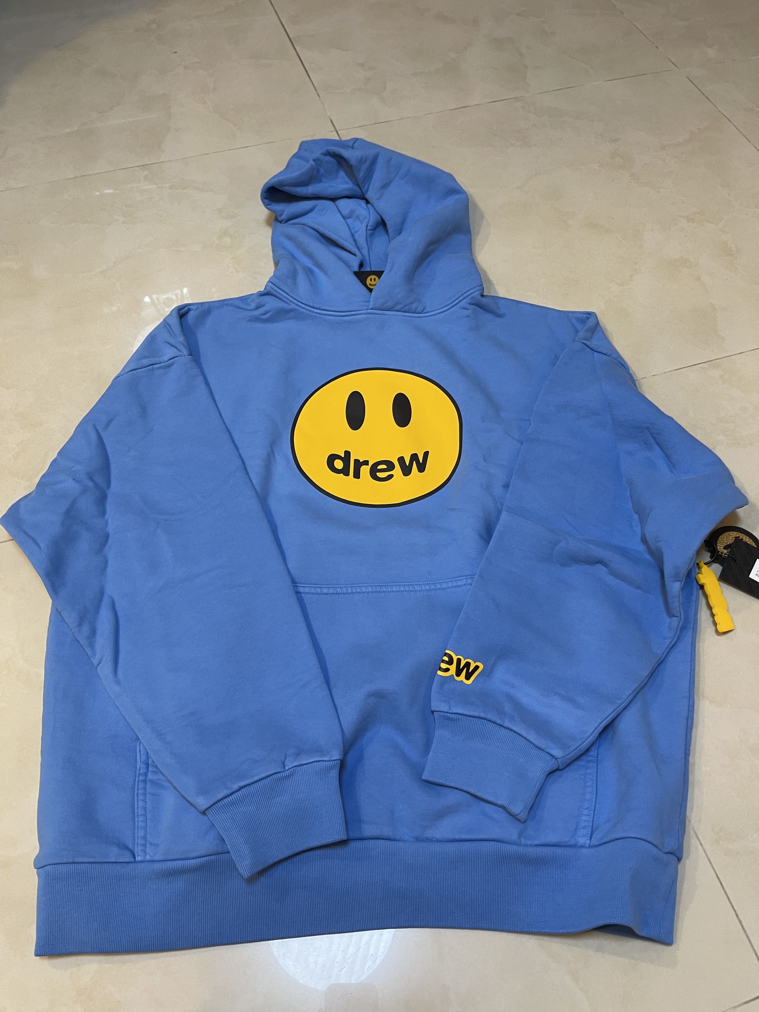 Drew house best sale light blue hoodie