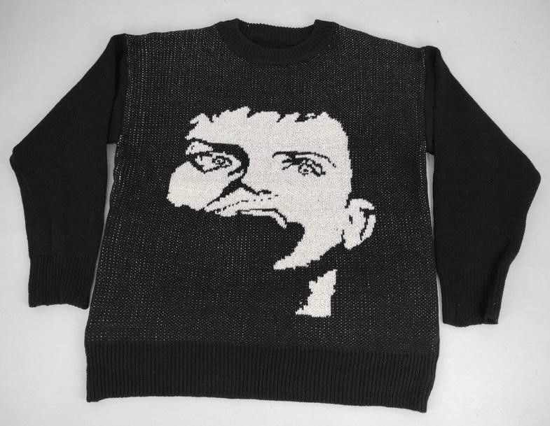 Hype New Ian Curtis Joy Division Knitwear Sweatshirt Jumper Grailed