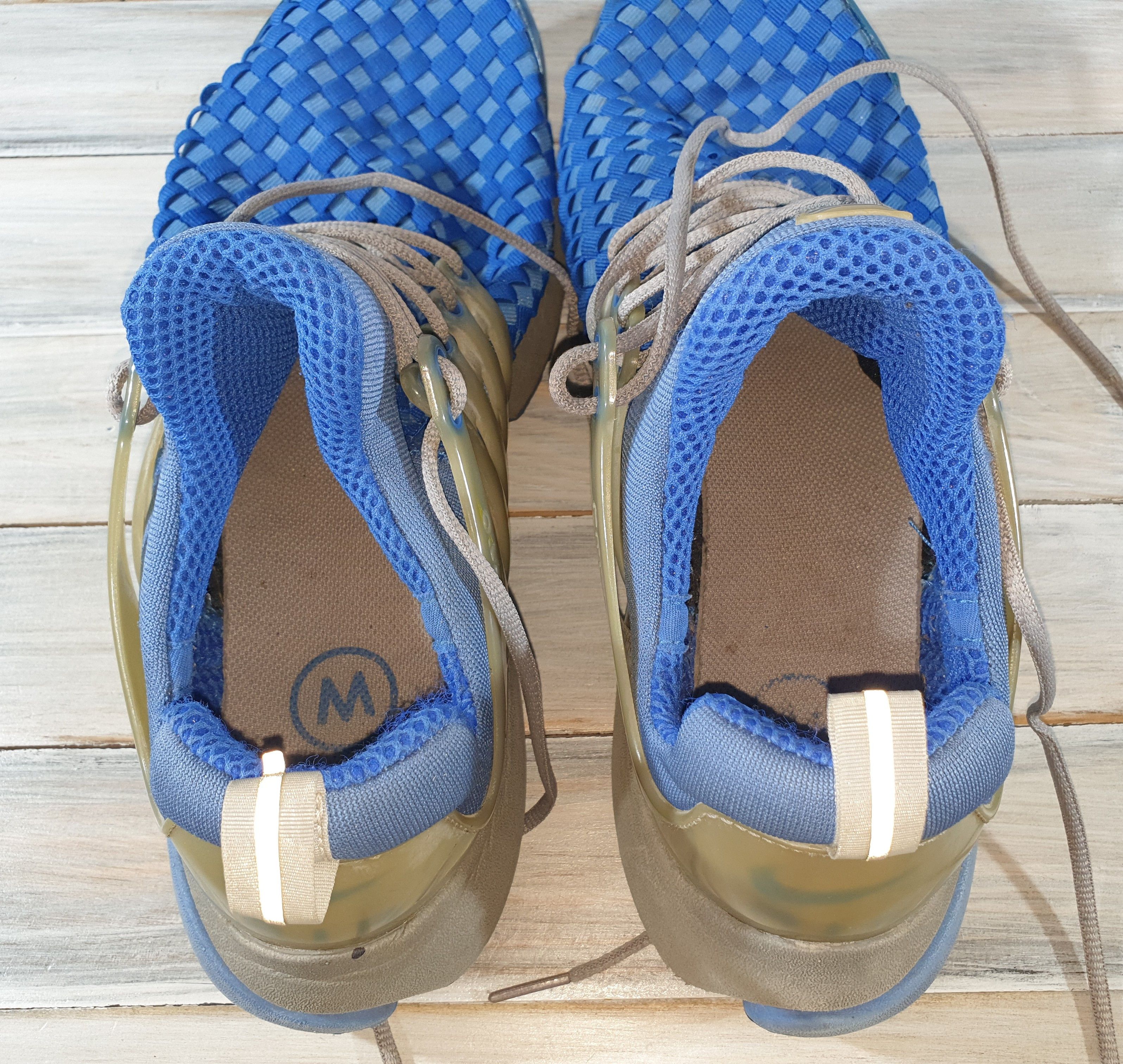 Nike × Vintage Vintage Nike Air Presto Woven 2002 Mens Sneakers Blue Rare Size US 10 / EU 43 - 10 Thumbnail