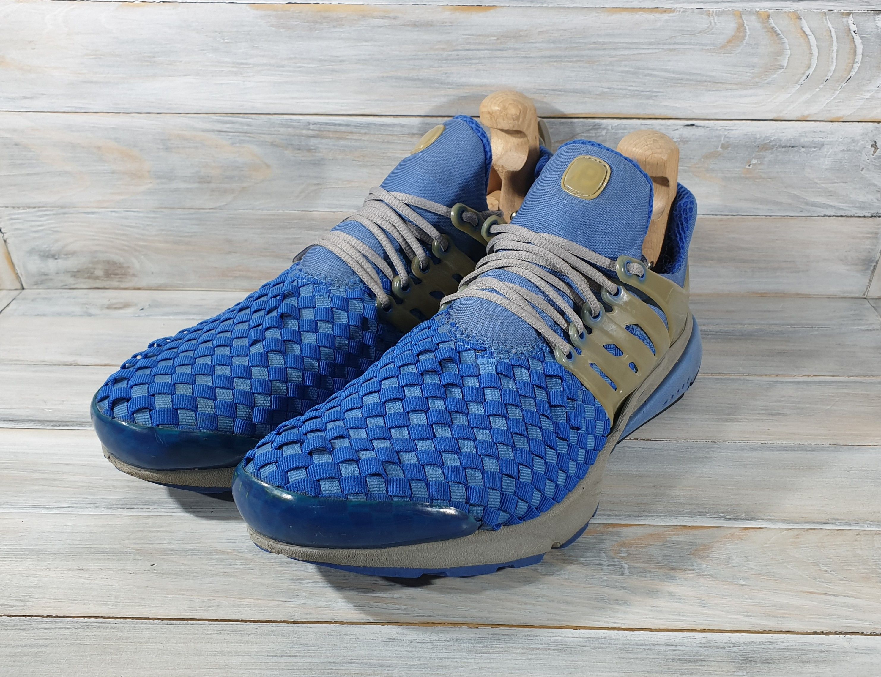 Nike × Vintage Vintage Nike Air Presto Woven 2002 Mens Sneakers Blue Rare Size US 10 / EU 43 - 4 Thumbnail