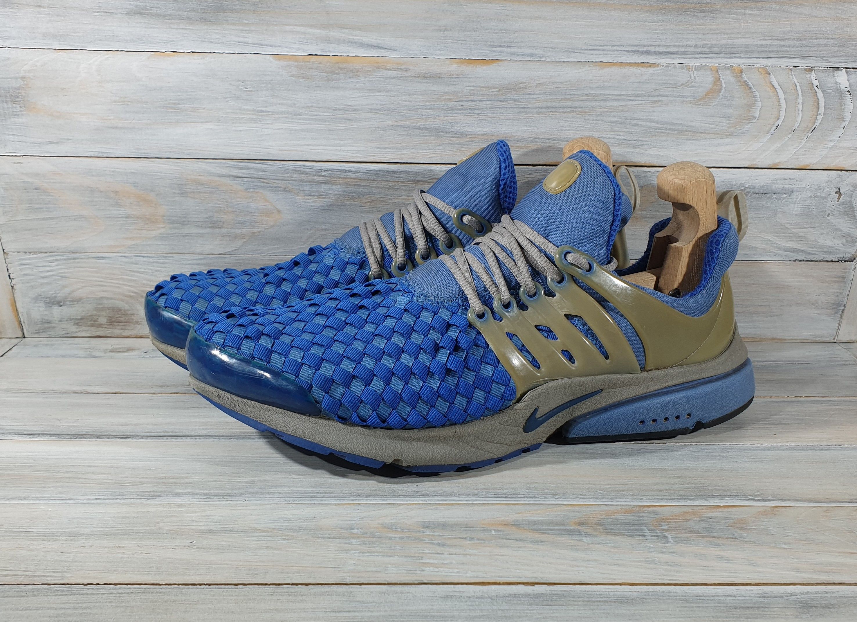 Nike × Vintage Vintage Nike Air Presto Woven 2002 Mens Sneakers Blue Rare Size US 10 / EU 43 - 5 Thumbnail