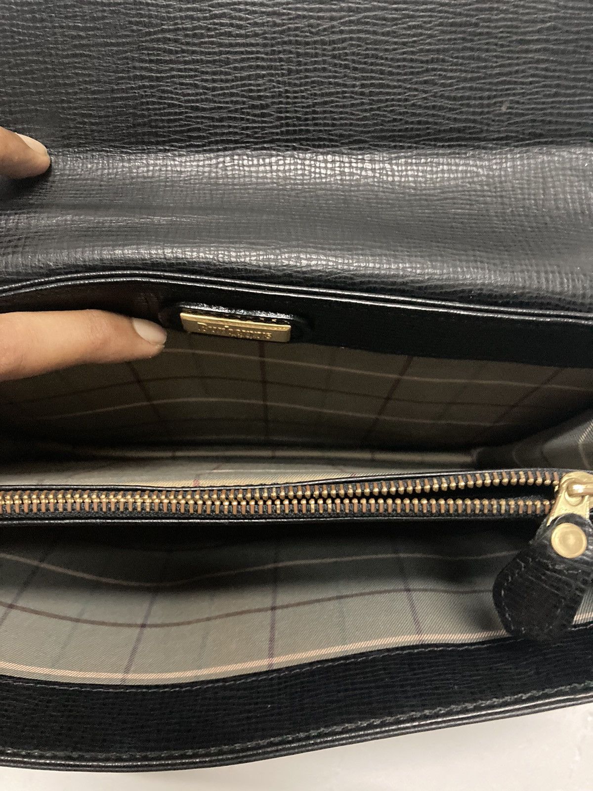 Burberry × Vintage Vintage Burberry of London Briefcase Clutch Bag Size ONE SIZE - 11 Thumbnail