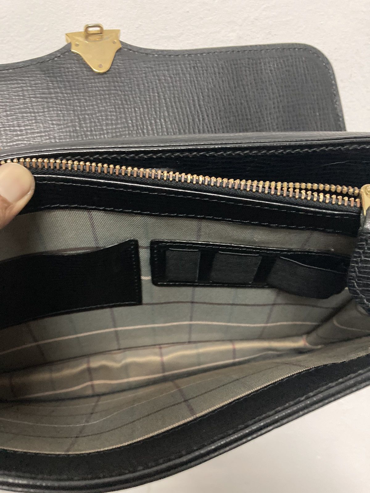 Burberry × Vintage Vintage Burberry of London Briefcase Clutch Bag Size ONE SIZE - 12 Thumbnail