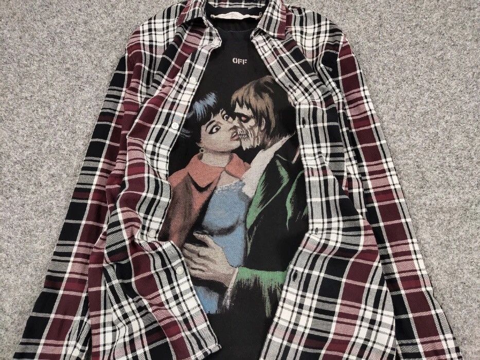 Flannel Vintage Flannel Shirt Checkered Travis Scott Style Size US M / EU 48-50 / 2 - 6 Thumbnail