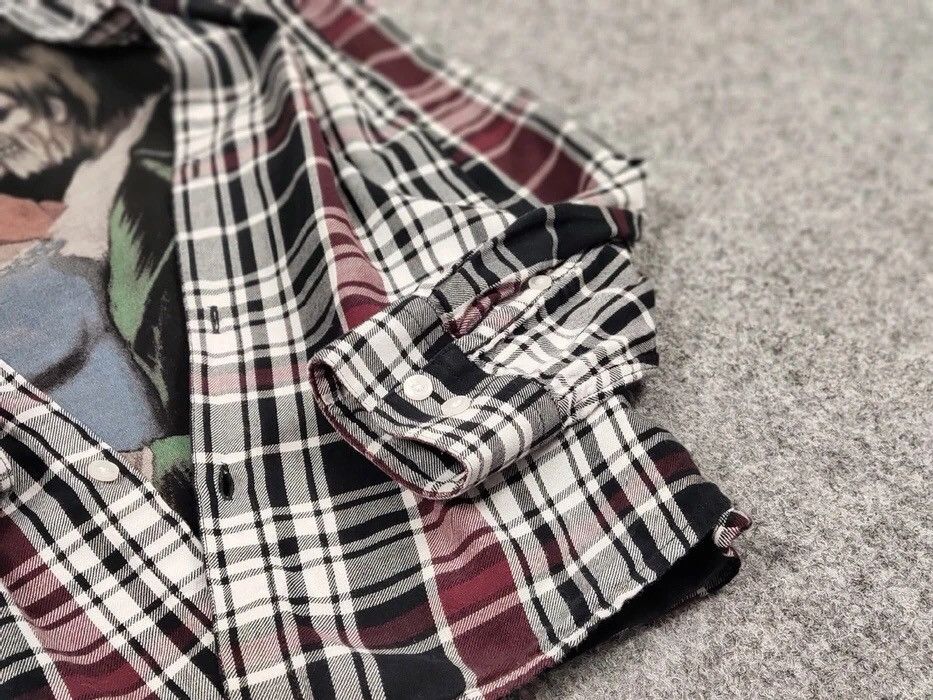 Flannel Vintage Flannel Shirt Checkered Travis Scott Style Size US M / EU 48-50 / 2 - 10 Thumbnail