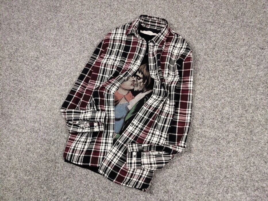 Flannel Vintage Flannel Shirt Checkered Travis Scott Style Size US M / EU 48-50 / 2 - 9 Thumbnail