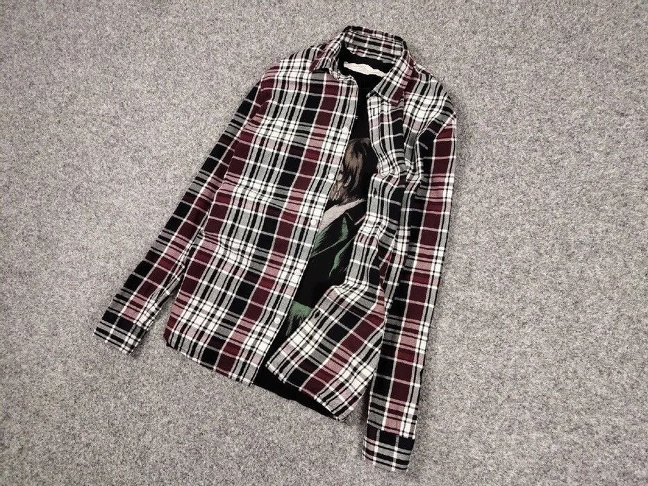 Flannel Vintage Flannel Shirt Checkered Travis Scott Style Size US M / EU 48-50 / 2 - 7 Thumbnail