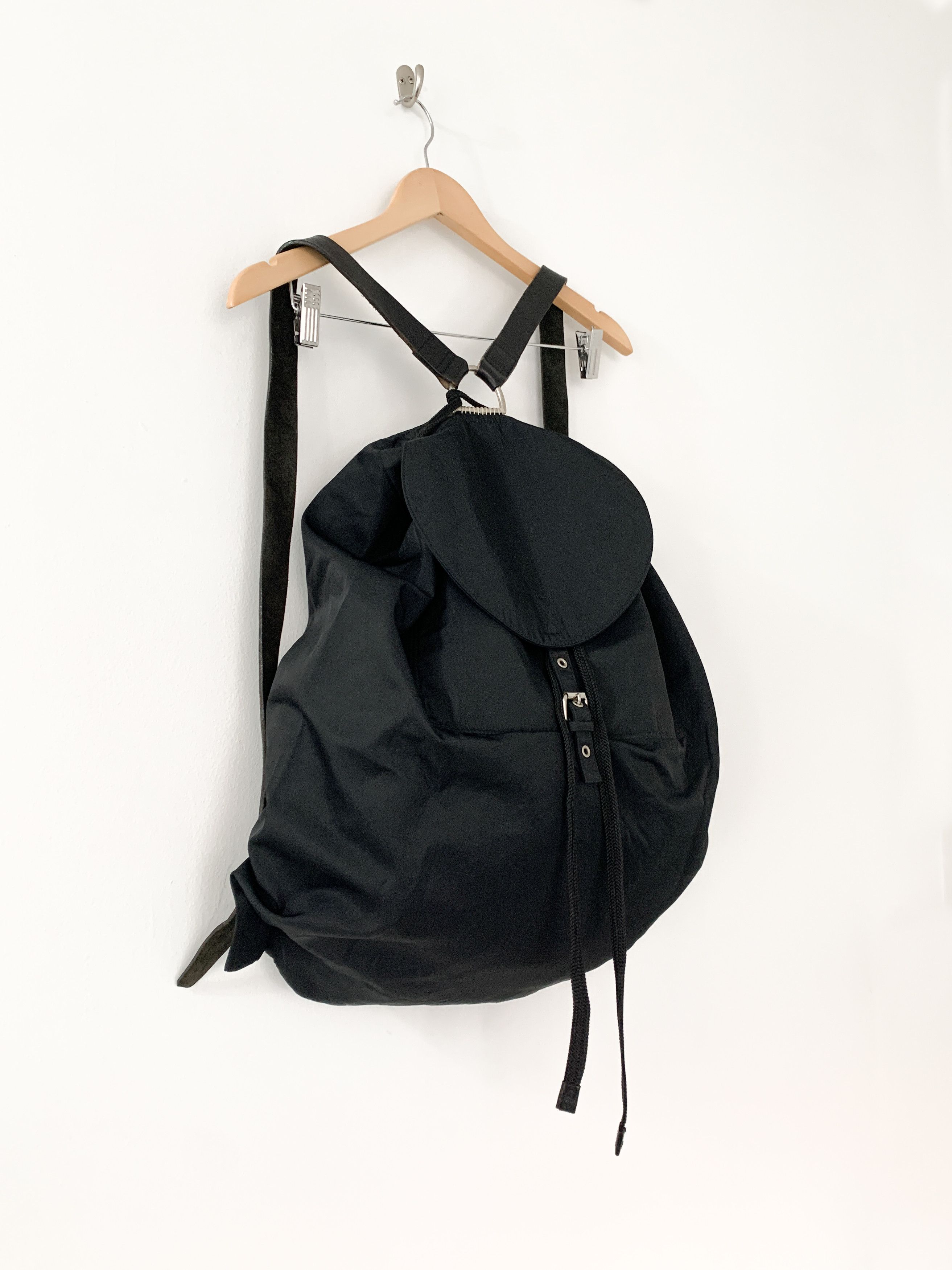 Helmut Lang Archive Ballistic Nylon & Leather Backpack Grailed