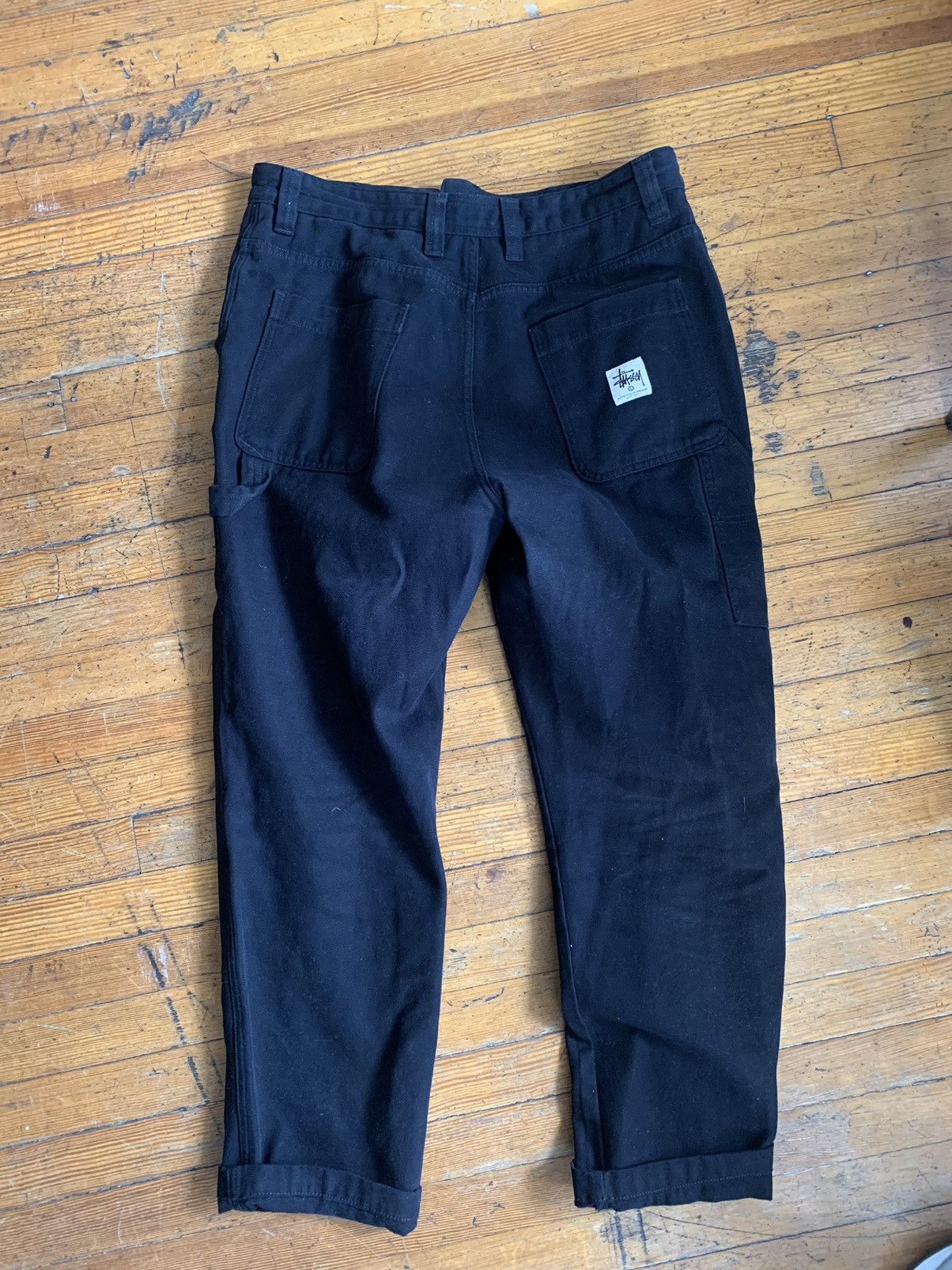 Stussy Stussy Work Wear Double Knee Pants - Black - 32 | Grailed