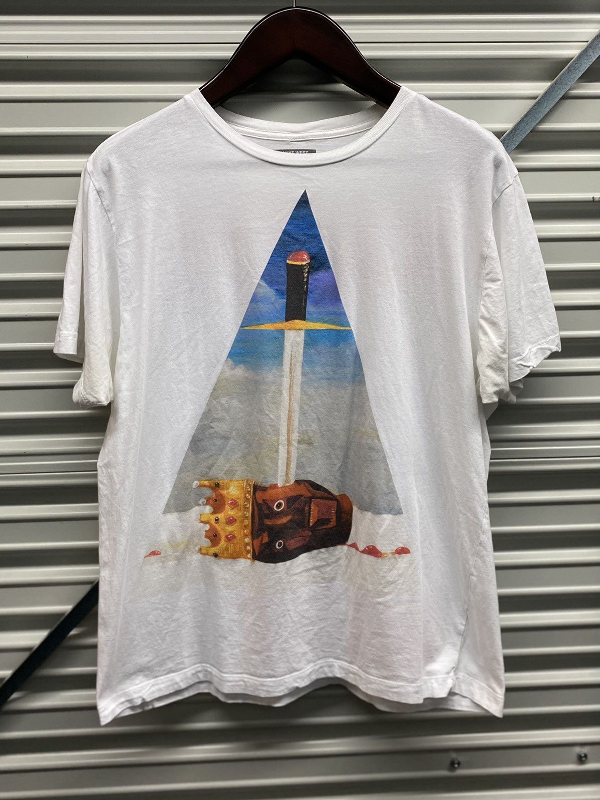 Kanye West × Vintage 2011 Kanye West MBDTF Sword Vintage Rap Tee | Grailed