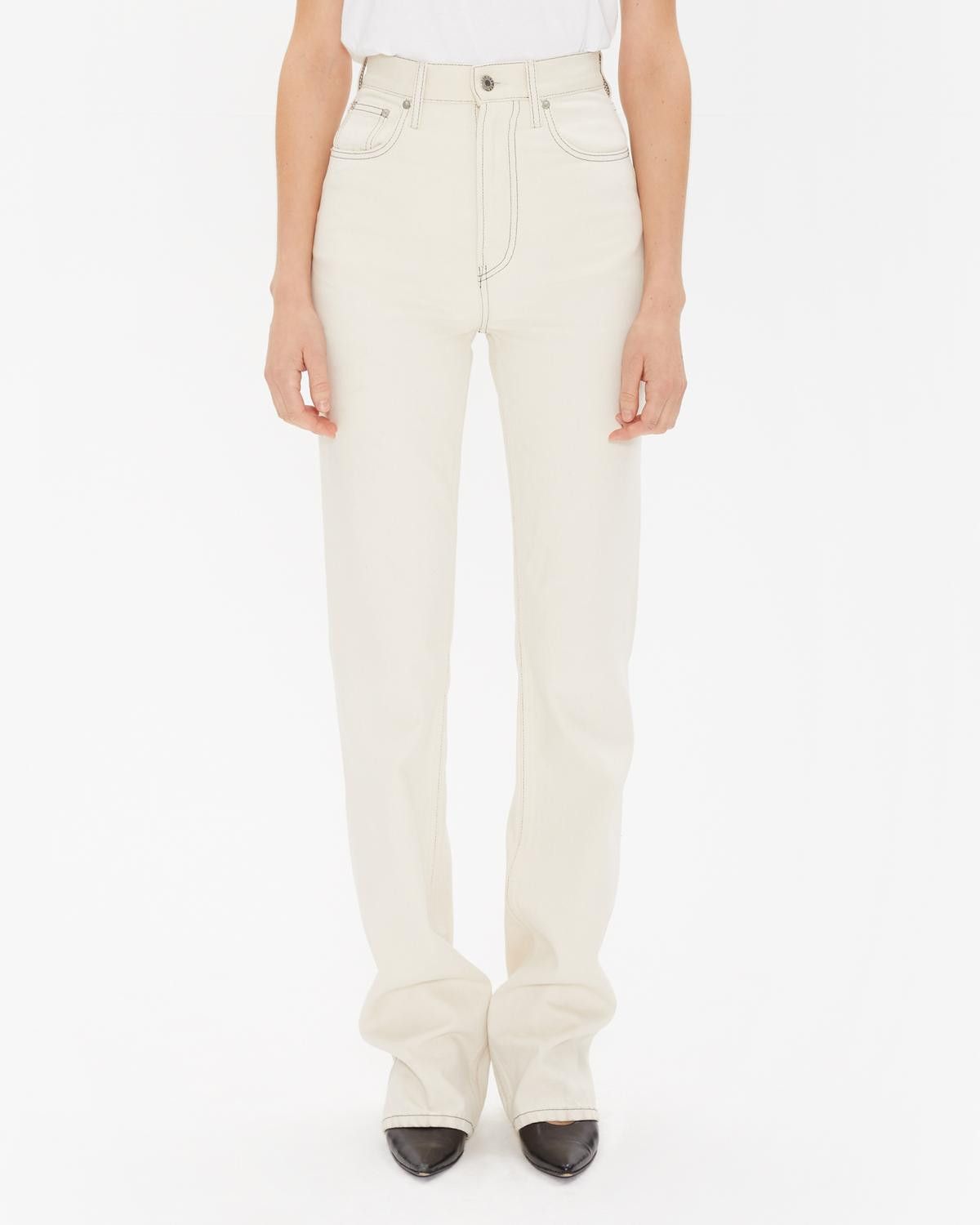 Helmut lang femme hi best sale bootcut jeans