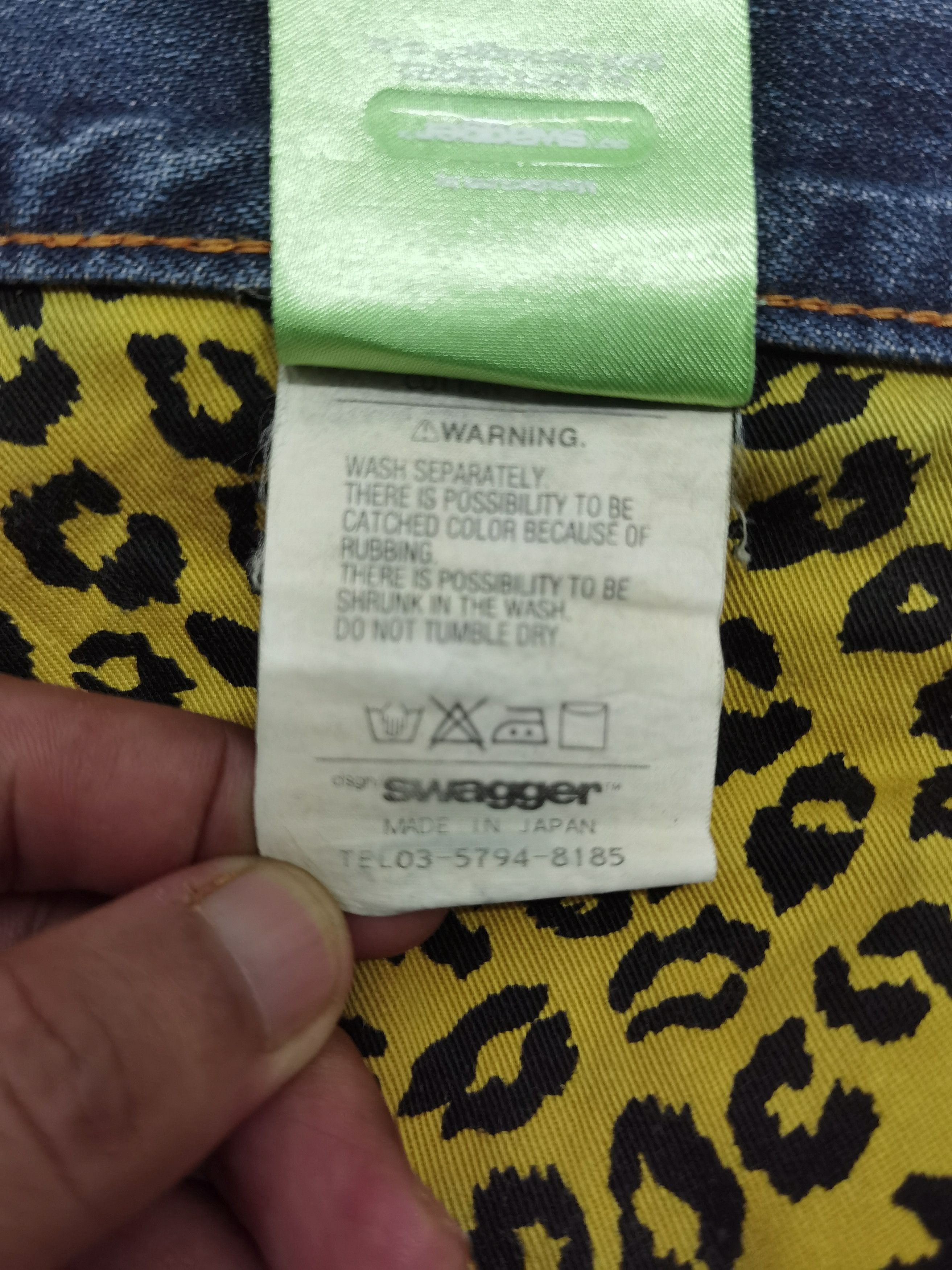 Japanese Brand Distressed swagger denim 2006 production Size US 35 - 21 Thumbnail