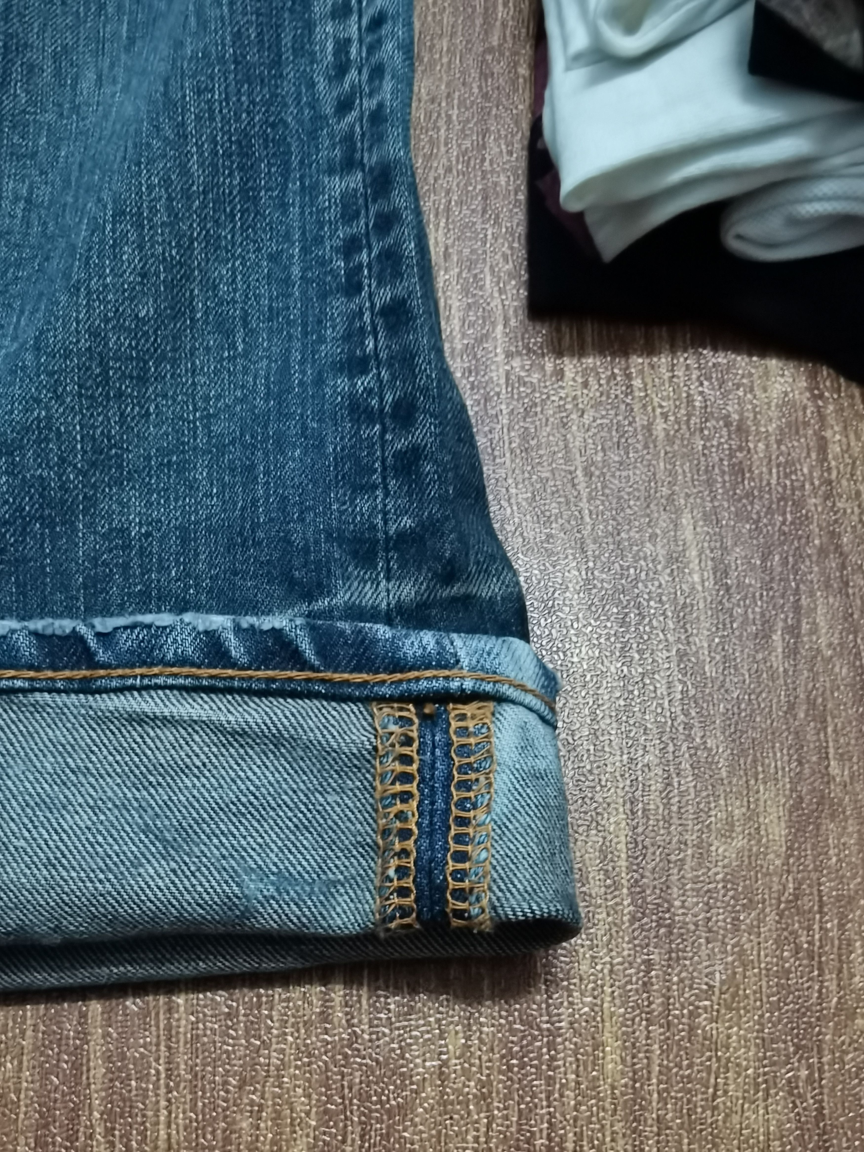 Japanese Brand Distressed swagger denim 2006 production Size US 35 - 8 Thumbnail