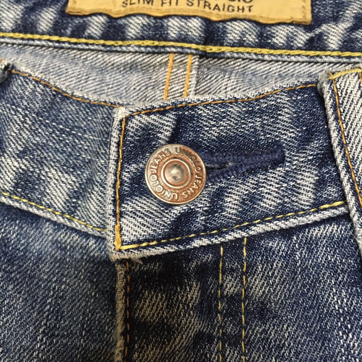 Japanese Brand × Uniqlo Uniqlo S-001 Original Basic Slim Fit Straight Denim Jeans Size US 30 / EU 46 - 2 Thumbnail