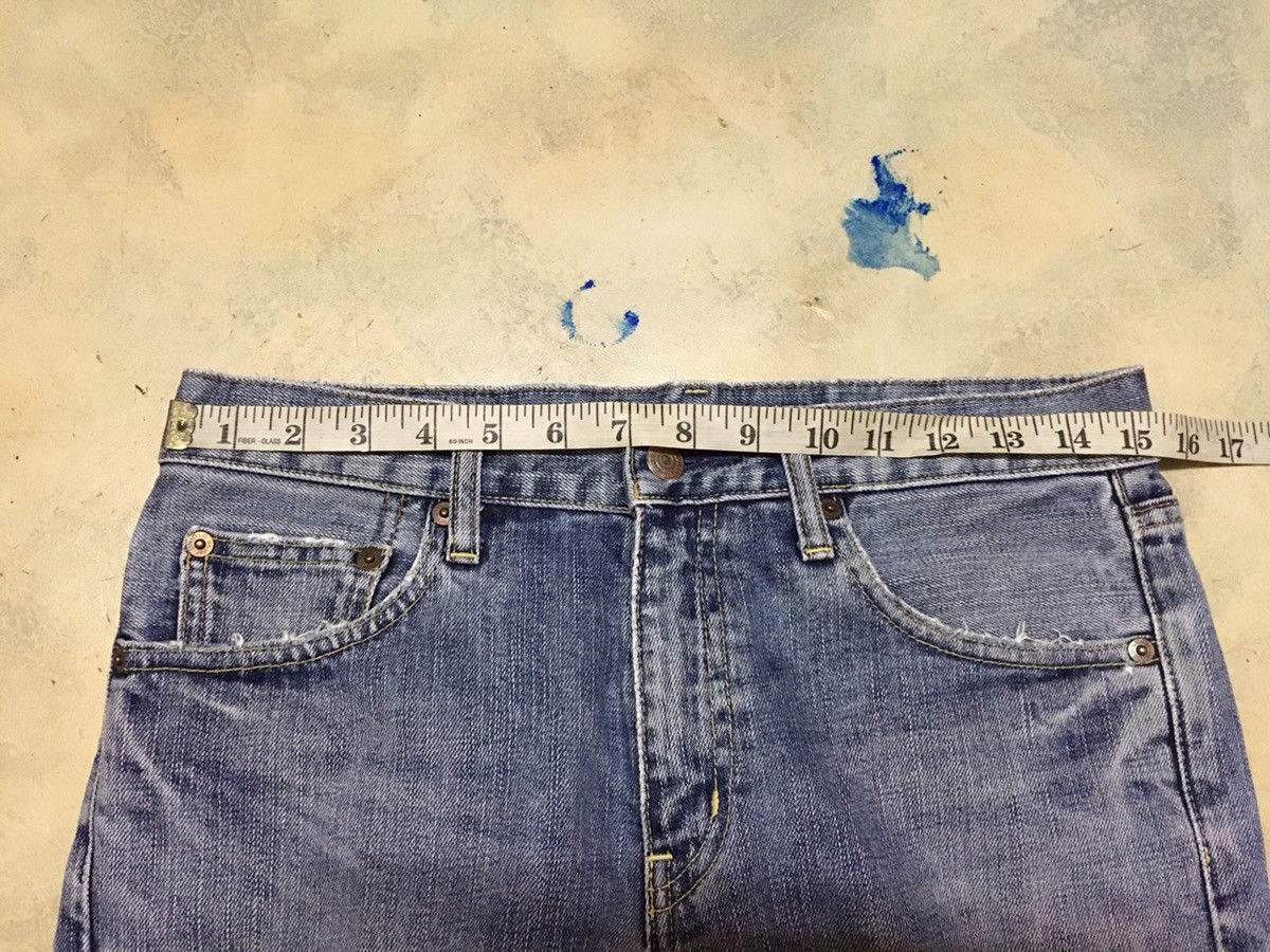 Japanese Brand × Uniqlo Uniqlo S-001 Original Basic Slim Fit Straight Denim Jeans Size US 30 / EU 46 - 7 Thumbnail