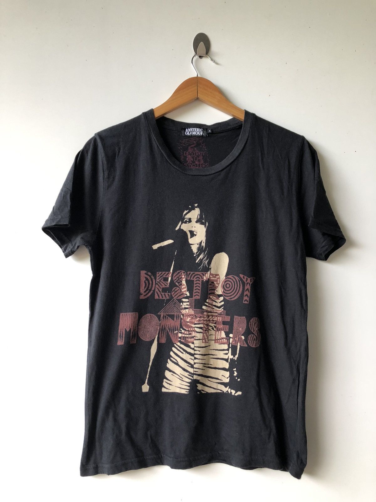 美品✨️HYSTERIC GLAMOUR DESTROY MONSTERS Hysteric Glamour Destroy All Monsters Women's T-shirt One